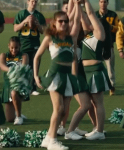 Naughty cheerleader